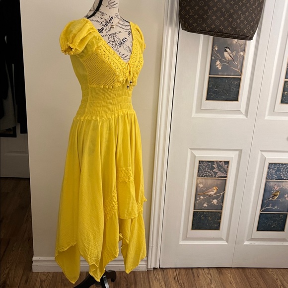 💗Yellow Women's Dress - Picture 5 of 14